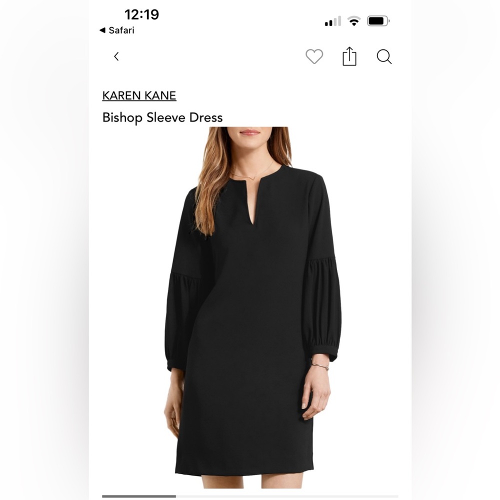 New Black Karen Kane Dress. Size XL.